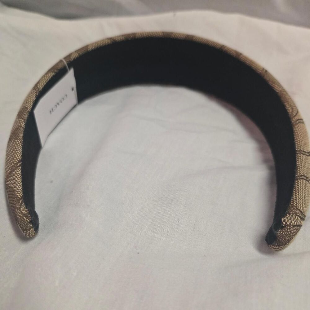 Coach Women's Brown and Tan Hair-accessories - Picture 4 of 7